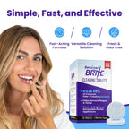 Retainer Brite Tablets for Cleaner Retainers and Dental Appliances - 96 Count