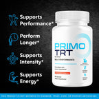 LIVORKA Primo TRT Pills - Official PrimoTRT Supplement Capsules for Men - Maximum Strength Energy Support, Natural Primo TRT Vitamins Support Overall Health & Wellness, 60 Capsules for 1 Month