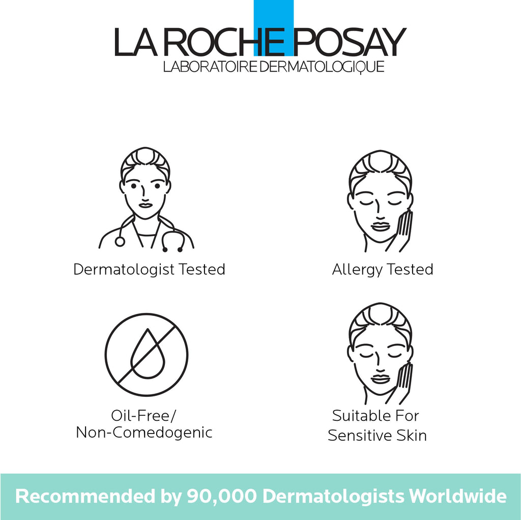 La Roche-Posay Hydraphase HA Light Face Moisturizer, Hyaluronic Acid Face Moisturizer with 72HR Hydration, Oil Free & Non-Comedogenic, 50 ML, 1.69 fl. oz.
