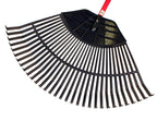 Bully Tools 26-32 Lightweight Polypropylene Tine Leaf Rake, 30" Wide