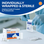 Kingstar Sterile Stretch Gauze Rolls, Bulk 120 Pack 2in x 4.1 Yards