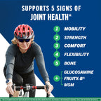 Move Free Advanced Plus MSM Coated Tablets, Joint Health Supplement with Glucosamine and Chondroitin, 120 Count, Pack of 2