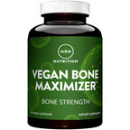 MRM Nutrition Vegan Bone Maximizer- For Women & Men - Calcium & Mineral Complex with Organic Calcified Algae, Vitamin D3, Vitamin K1 & K2, Magnesium, & Zinc for Healthy Bones, Supplement - 30 Servings