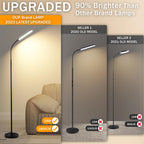 marctronic Floor Lamp, 18W 1800LM Super Bright LED Floor Lamp with Remote & Works with Smart Plug, Dimmable Timing Eye Caring Reading Lamps Floor Standing for Living Room Bedroom Office