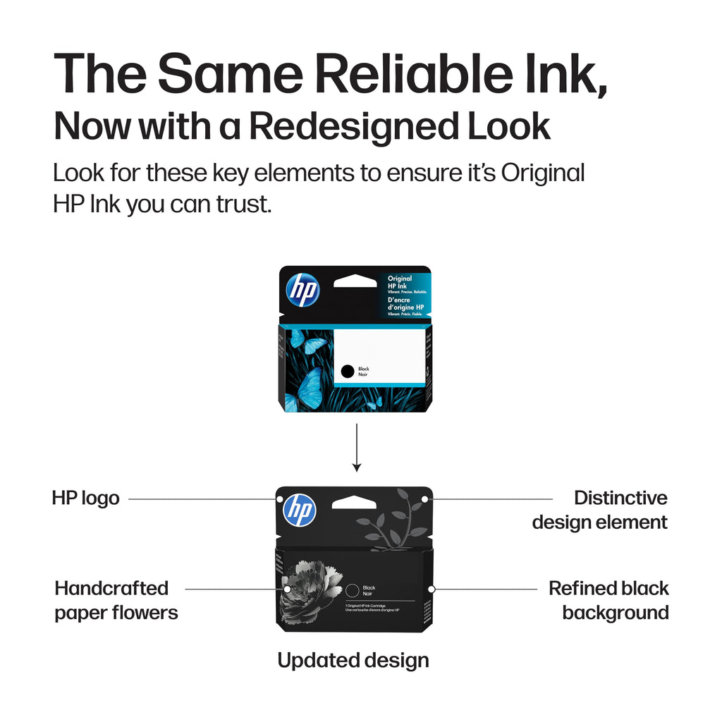 HP 67 Black Ink Cartridge | Works with DeskJet 1255, 2700, 4100 and Envy 6000, 6400 Series, Eligible for Instant Ink, 3YM56AN | Packaging May Vary