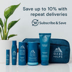 Oars + Alps Cooling Face & Body Wipes, Dual Sided Cleansing Wipes Towelettes for Post Workout, Activities,Commutes, Dermatologist Tested Skin Care with Menthol & Ginseng, Travel Friendly, 14ct