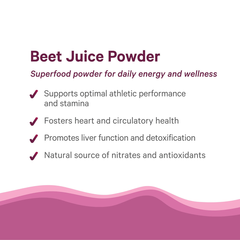 PURE SYNERGY Organic Beet Juice Powder | Pre-Workout Supplement | Organic Beet Root Juice Powder | for Healthy Circulation, Exercise, and Detoxification (6.4 oz.)