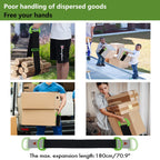 Moving Straps Lifting（Padded） one Person 2-Person Lifting and Moving System Appliance,for Harness Moving Mattress Couch Furniture Heavy Things,Suitable Professional Moving Body Strap Wrist Strap