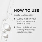 Tan-Luxe The Water, Hydrating Self Tanner Mist, Skincare Infused Spray for a Natural Looking Tan, Transfer-Free Formula, Cruelty-Free, 6.76 fl. oz
