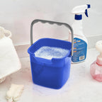 Irenare 8 Pcs Sanitizing Bucket 3 Quart Cleaning Pail, Multicolor