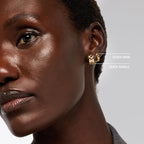 Ana Luisa Eden Gold Huggie Hoop Earrings - Mini 14K Gold Plated Hoops