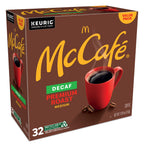 McCafe Keurig Single Serve K-Cup Pods, Premium Roast Decaf, 32 Count
