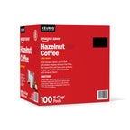 Amazon Saver Hazelnut Light Roast Coffee Pods 100 ct
