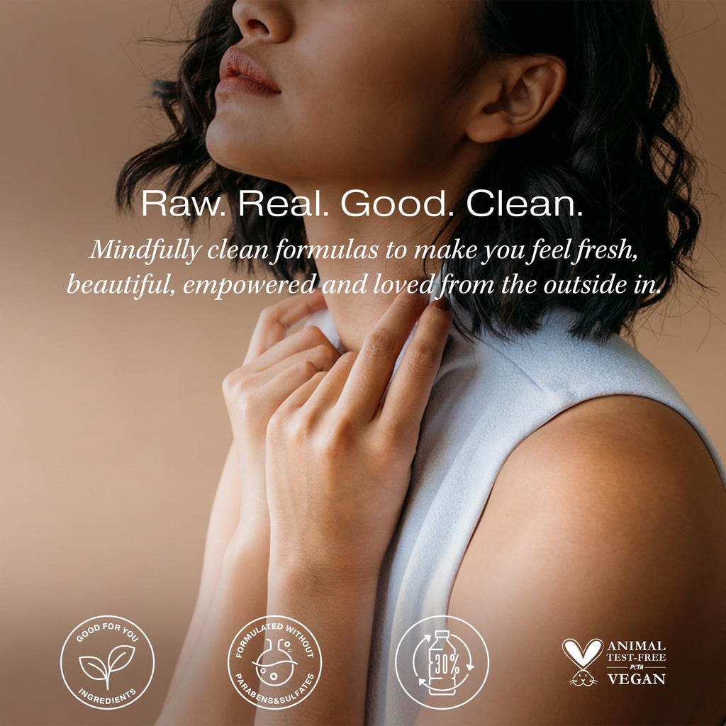 RAW SUGAR Hand Wash Variety Bundle - Lemon Sugar, Watermelon + Fresh Mint, Pineapple + Maqui Berry + Coconut & Raw Coconut + Mango, Formulated without Sulfates & Parabens (16.9 fl. oz, Pack of 4)