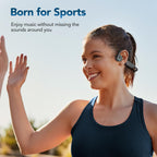 AGPTEK X15 Waterproof MP3 Player with Bluetooth 5.3 for Swimming, 32GB Non-in-Ear Bone Conduction Headphones for Running, Cycling, Sports