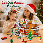 3-in-1 Advent Calendar 2026 Gingerbread House Mini Building Set with Lights