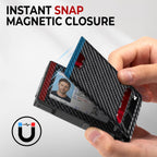 Wallet for Men, Mens Minimalist Wallet 14 Cards, Slim Compact RFID Wallet