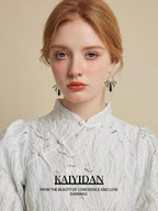KAIYIDAN Boho Earrings, Geometric Shaped, Brass, Women's Dangle Earring, Personalized Statement Gift