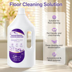 Nukisa 2.5L Floor Cleaning Solution Compatible with Roborock/Eufy/iRobot/Ecovacs/Dreame/Shark, Fragrance Deodorization, Deep Cleans for Multiple Hard Floors (2.5 Liter, 【Lavender】)