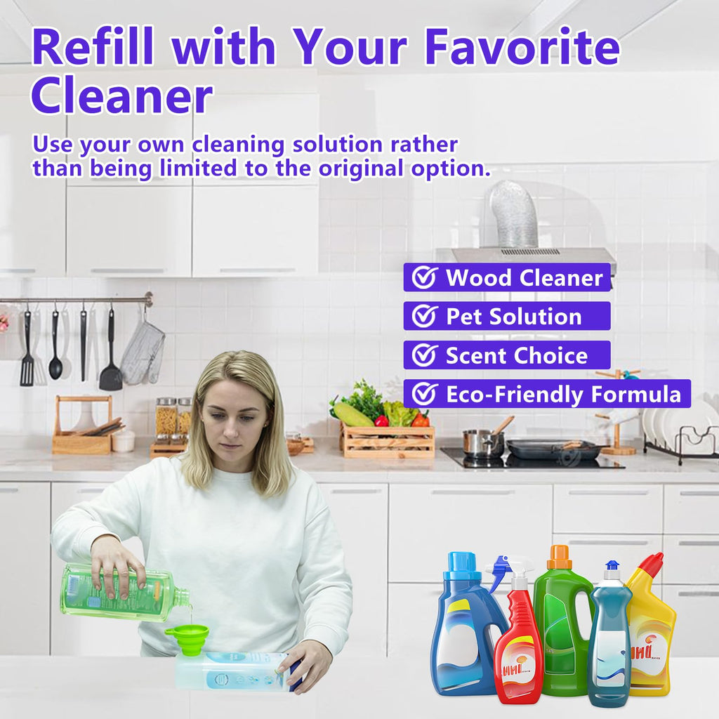26 FL OZ Leak-Proof Empty Refillable Bottle for Swiffer Power Mop