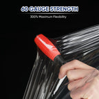 TICONN Stretch Wrap Roll, 15 in x 1000 ft Plastic Wrap for Moving Furniture