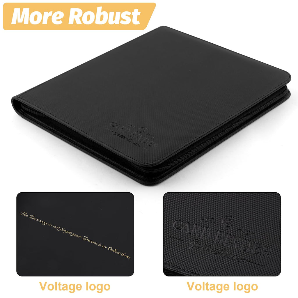 Foalgo Trading Card Binder, Card Collection Binder Album Folder with 720 Side Loading Pockets, 12 Pocket Trading Card Album Folder for TGC,MTG, Baseball Cards, Yugioh