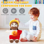15" Soothing Jesus Plush Toys that Breathes, Light up Plush of God
