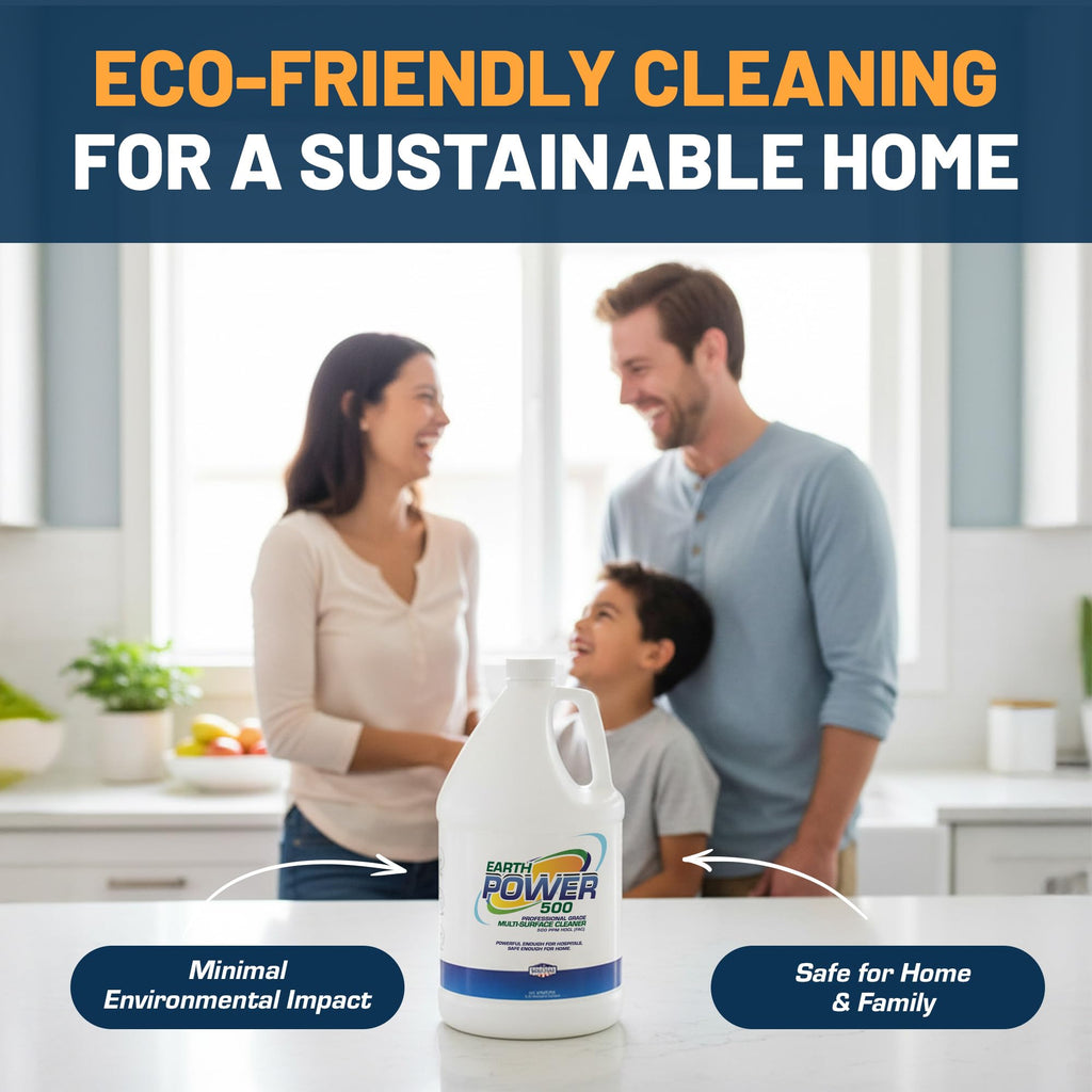 Earth Power Hypochlorous Acid 500 PPM Multipurpose Cleaner – 1 Gallon
