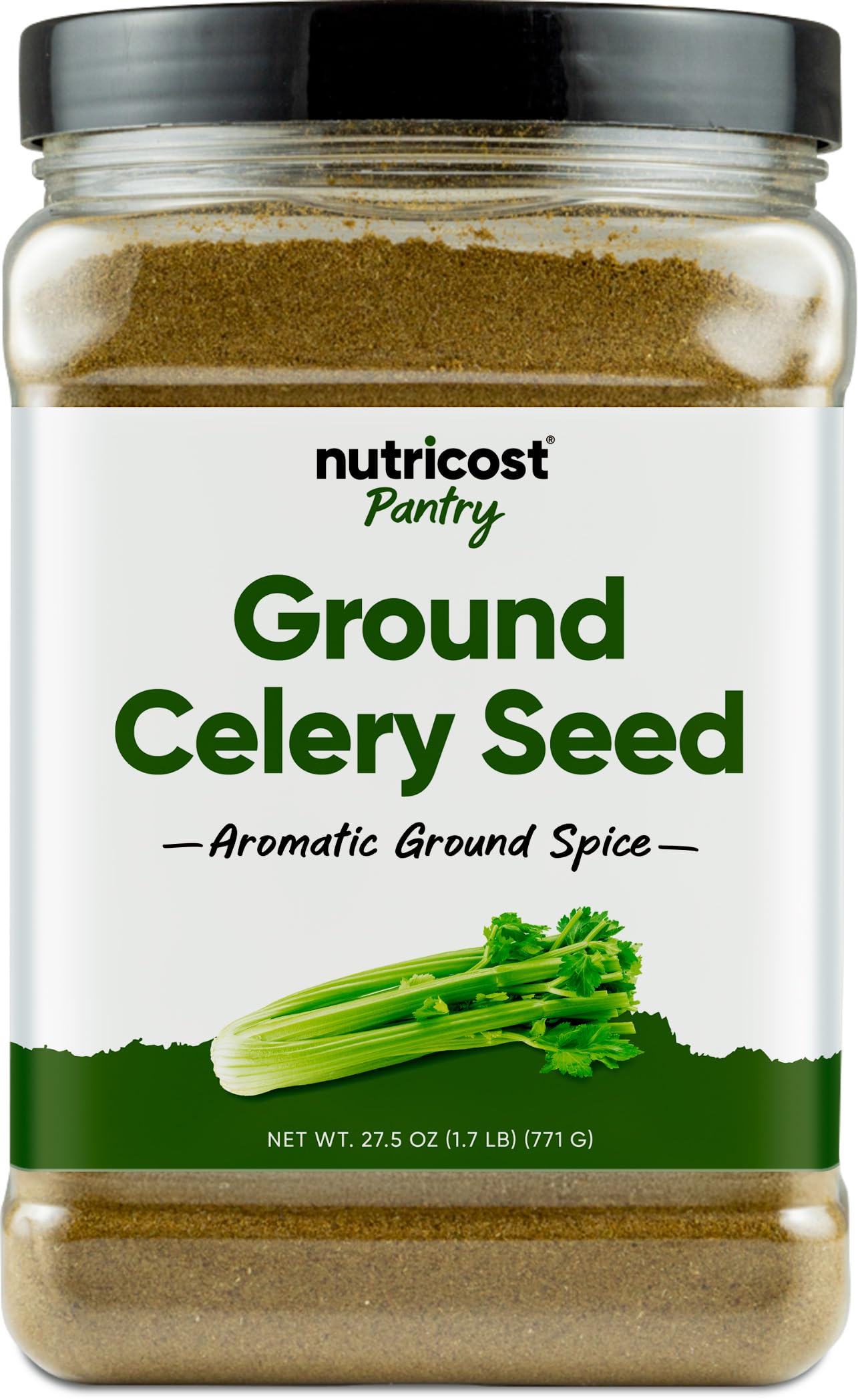 Nutricost Ground Celery Seed (1.7 Pound) Aromatic Ground Spice