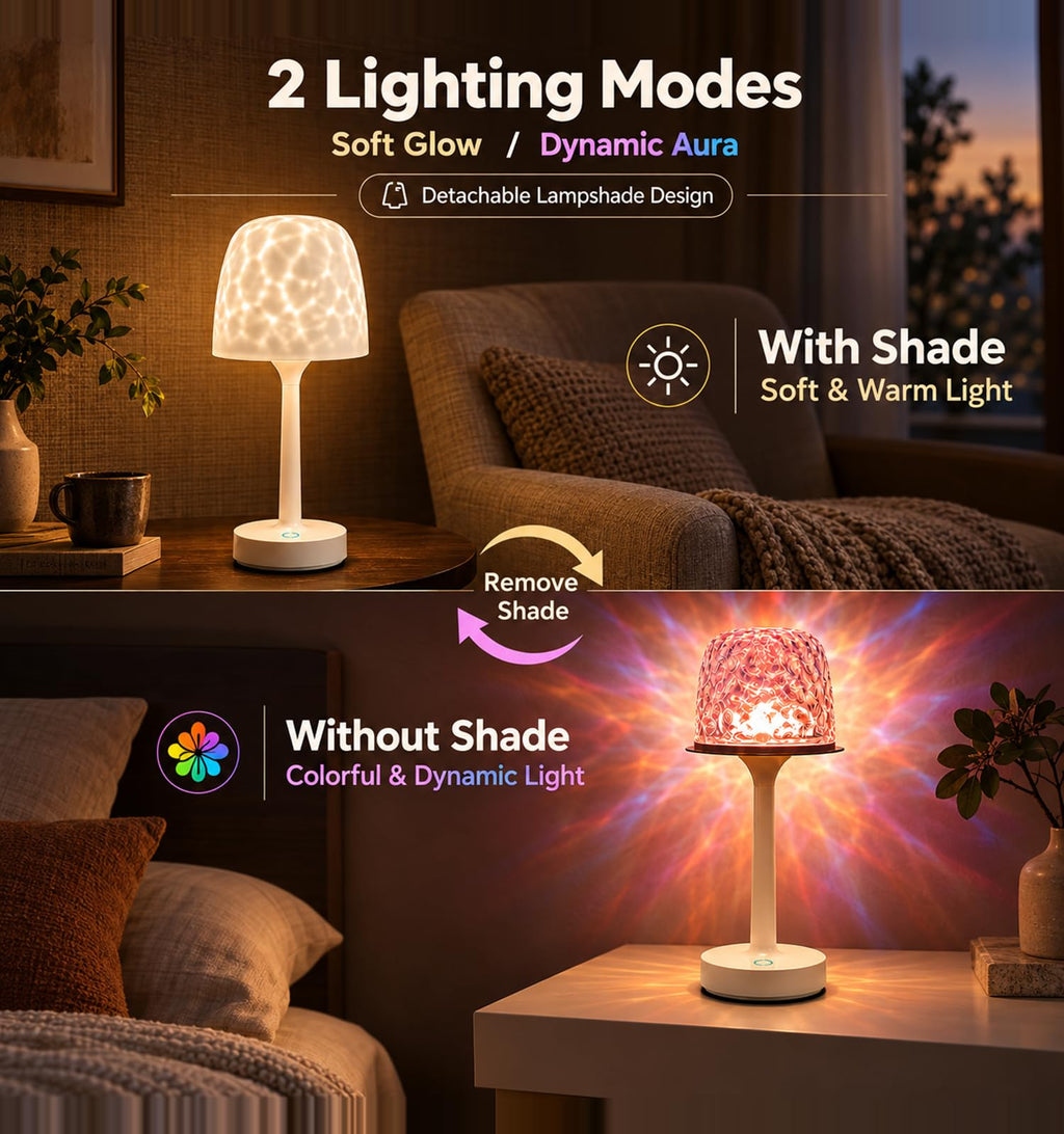 Govexila Waterproof Shower Lamp Light Outdoor Floor Lamps Rechargeable LED