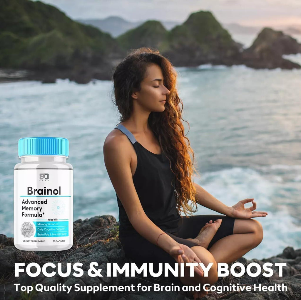 Boost Your Brain&Power: Brain-ol Advanced Memory Formula, 60 Capsules, Helps with Memory, Focus, Daily Cognitive Support, Brain Fog & Wellness