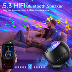 Staryou Birthday Gifts Galaxy Projector for Teen Girls & Boys, 375 Lights Aurora Light Projector with 15 White Noise, Bluetooth Speaker, Trendy Stuff Night Light Bedroom Decor, Led Lights for Bedroom