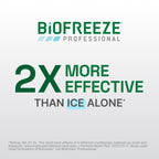 Biofreeze Professional Pain Relief Roll On, Travel Size Arthritis Discomfort Reliever, Fast Acting & Long Lasting Formula, Cooling Menthol Gel 3 Fl Oz (Pack of 3)
