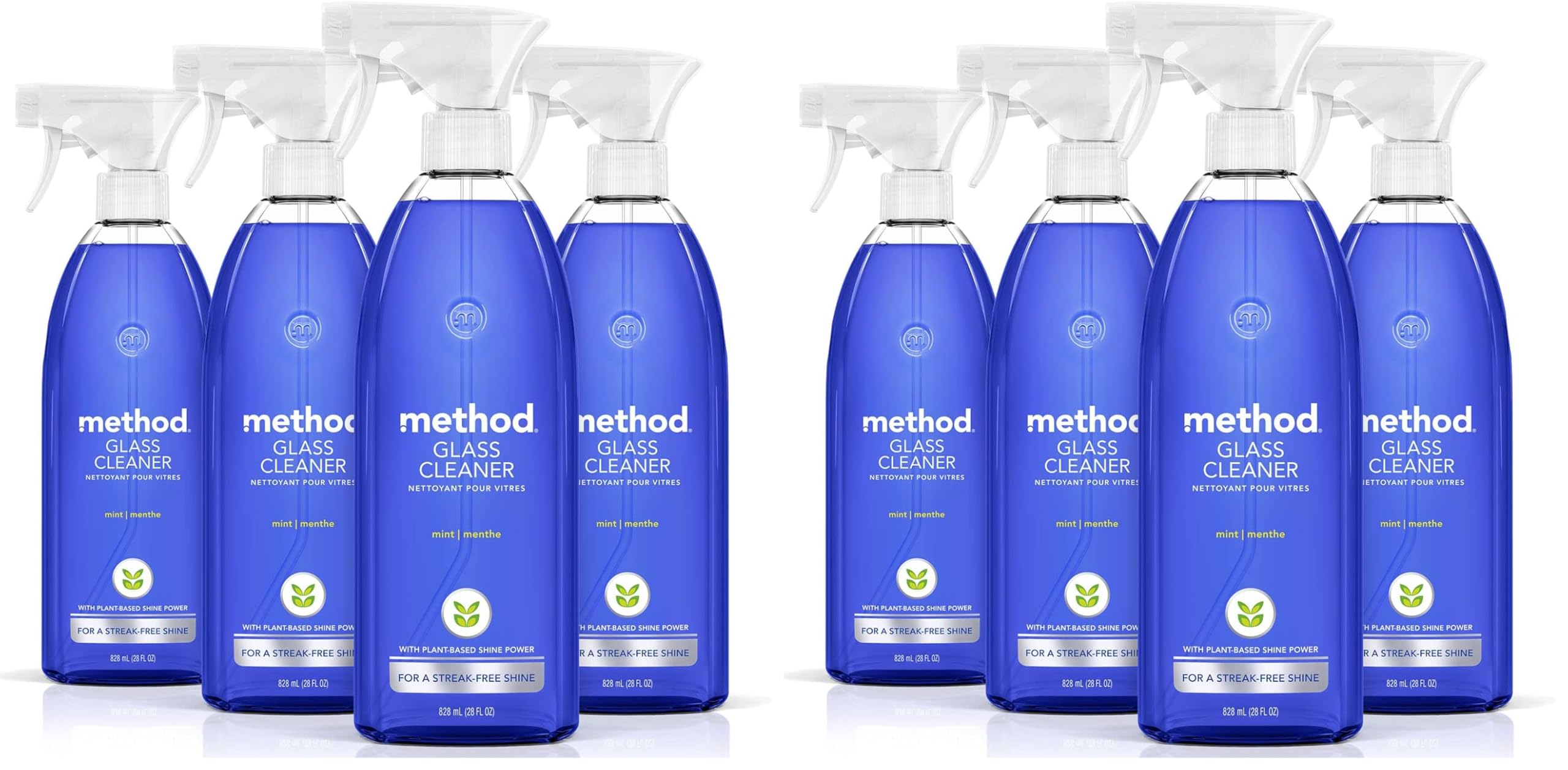 Method Glass Cleaner,Mint,28 Ounce,Packaging May Vary,(Pack of 8)