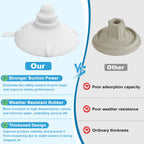 Pool Step Suction Cups Replacement Step Cups for Innovaplas Above Ground Swimming Pool Ladder Steps (4PCS)