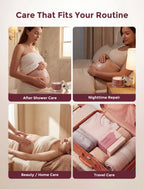 Momcozy Stretch Mark Cream for Pregnancy & Postpartum, Pro-Collagen Belly Firming Moisturizer, Facial-Grade Peptides & Oil-in-Cream, 5.29 oz (150g)