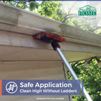 Chomp! Microfiber Gutter Cleaner Tool: Ultimate Gutter Cleaning Smop for All Types of Rain Gutters, Siding and Metal Trim - Instantly Clean Black Streaks, Mold, Mildew, Algae, Dirt and More