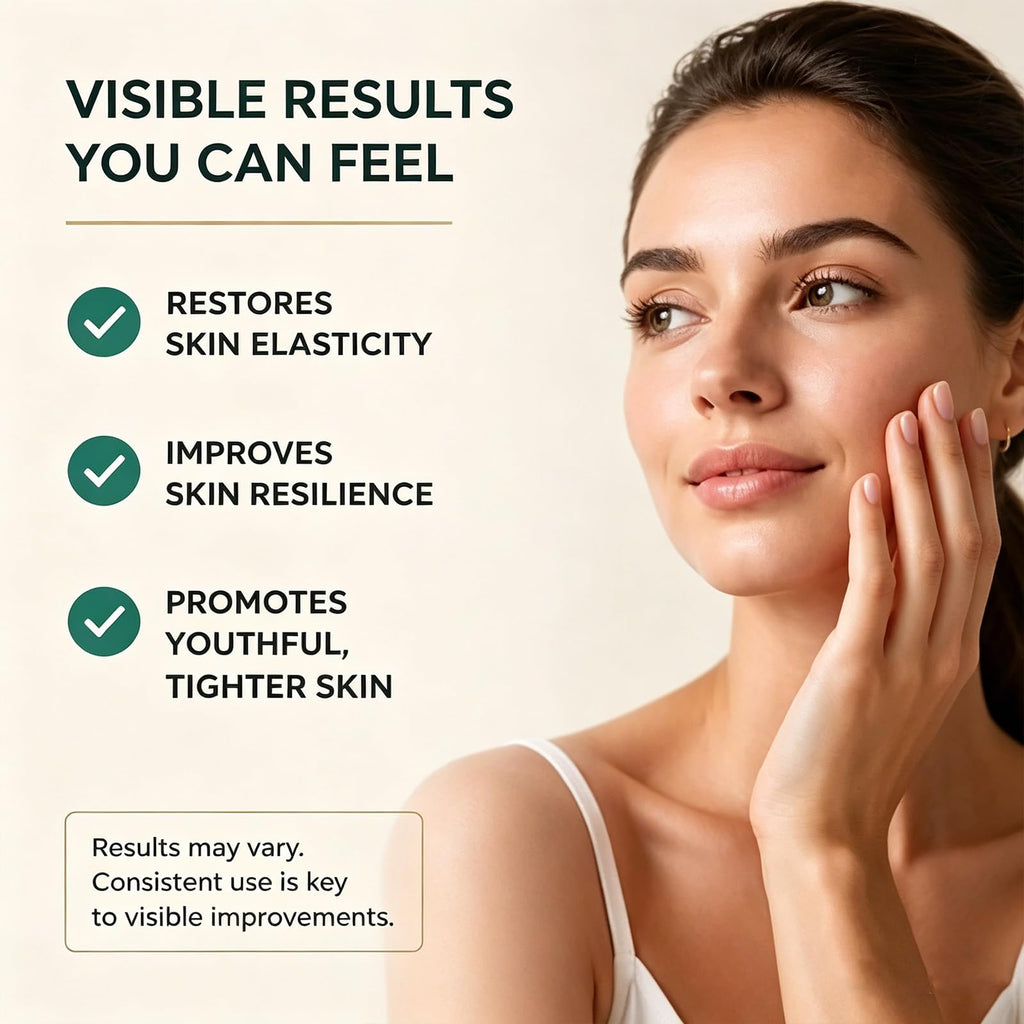 Xjrwac Claranova Elastin Peptide Skin Formula, 1000mg Marine Elastin Peptides (3pcs)