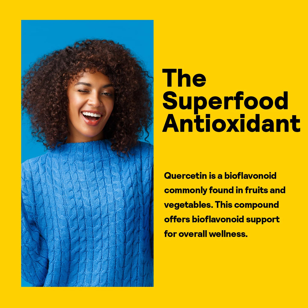Nature's Life Fortifying Quercetin 370 mg - Bioflavonoid Support for Overall Wellness - Quercetin Supplements - Lab Verified - 100 Servings, 100 Vegetarian Capsules