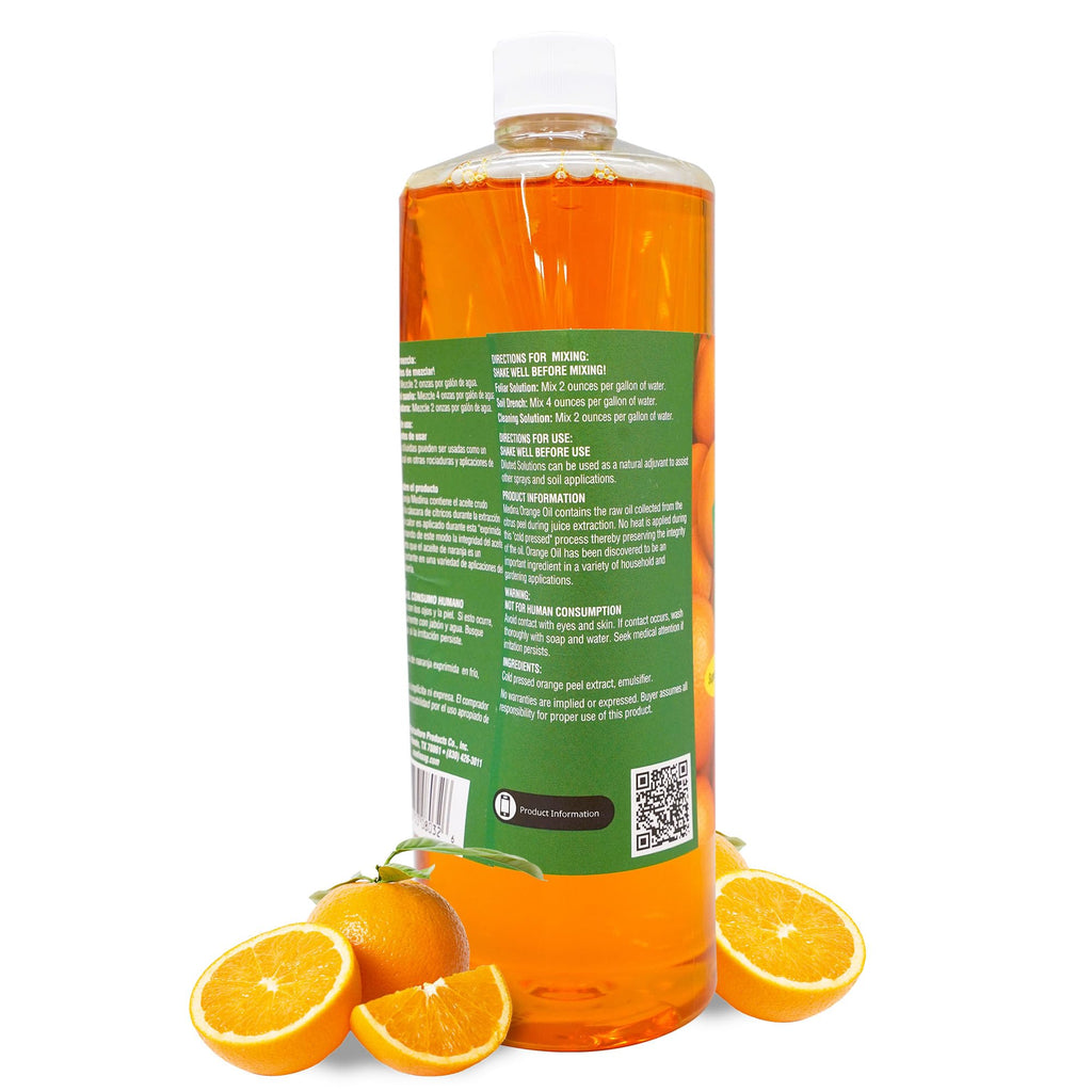 Medina Orange Oil Cleaner & Degreaser Concentrate - All Purpose Orange Oil Cleaner, Cabinet Cleaner Degreaser, Wood Degreaser for Kitchen Cabinets, Ideal for Mopping Floors & Automotive - 32oz