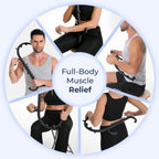 Ranarose Deep Tissue Back & Neck Massager for Body Muscle Pain Relief