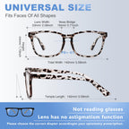 ZNEIAAPR Nearsighted Myopia Glasses for Men Women, Blue Light Shortsighted Distance Glasses with TR90 Frame Spring Hinge (NOT READING GLASSES),-0.50x/Tortoise