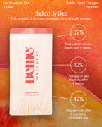 BeMe Liquid Collagen for Women - 2500mg Verisol Collagen Liquid with Biotin, CoQ10 & Vitamin C - Clinically Proven Collagen Peptides for Hair, Skin & Nails - 30 Peach Sachets
