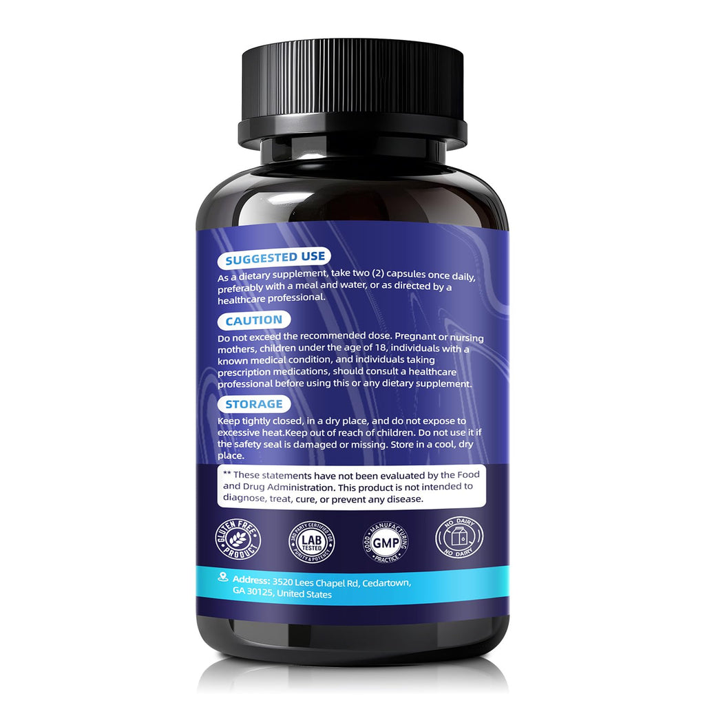 Magnesium Complex for Women Men 1350mg 15 in 1 Pure Magnesium Supplement with Magnesium Glycinate Citrate Malate Taurate Oxide Magnesio, for Muscle, Heart, Relaxation & Nerve Support, Vegan 60 Days