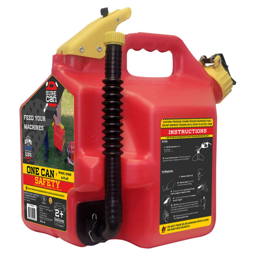 Surecan 2 Gallon Type-II Safety Container - (Red)