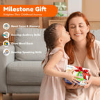 Teeniewins Talking Flash Cards for Toddlers: Self-standing & Dual-Speed Learning Toys with 448 Sight Words - Speech Therapy Toys for Autism Montessori Education - Birthday Gifts for Boys Girls Sensory