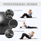 Soft Pilates Ball 9 Inch, Ideal Small Exercise Ball Between Knee Squeeze for Physical Therapy Yoga Core Medicine Abs Pt Bouncy, Mini Rubber Fitball Barre Workout Equipment for Women Men Kid Toddler