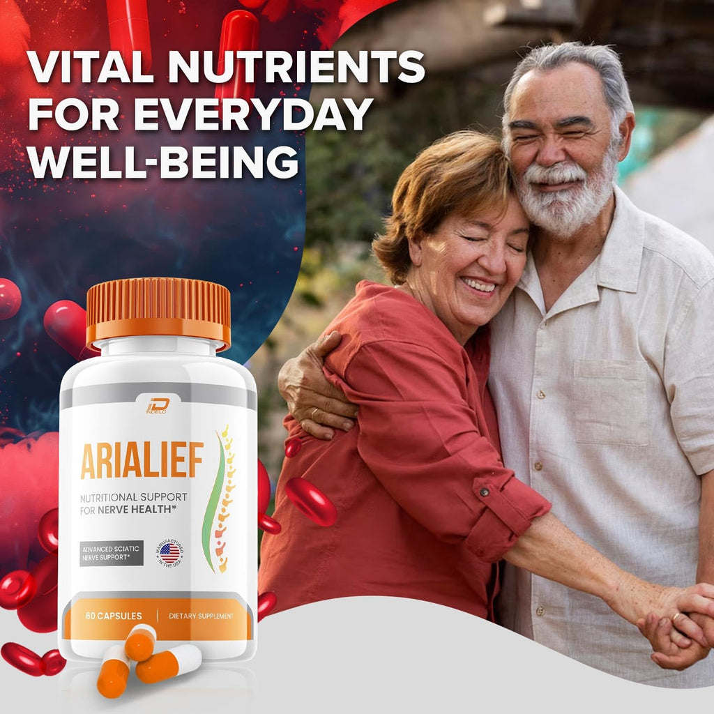 Arialief Capsules, Arialief Advanced Supplement, All Natural Formula to Maintain Healthy Levels, Maximum Strength Daily Formula, Arialif Capsules Reviews (3 Pack - 180 Capsules)