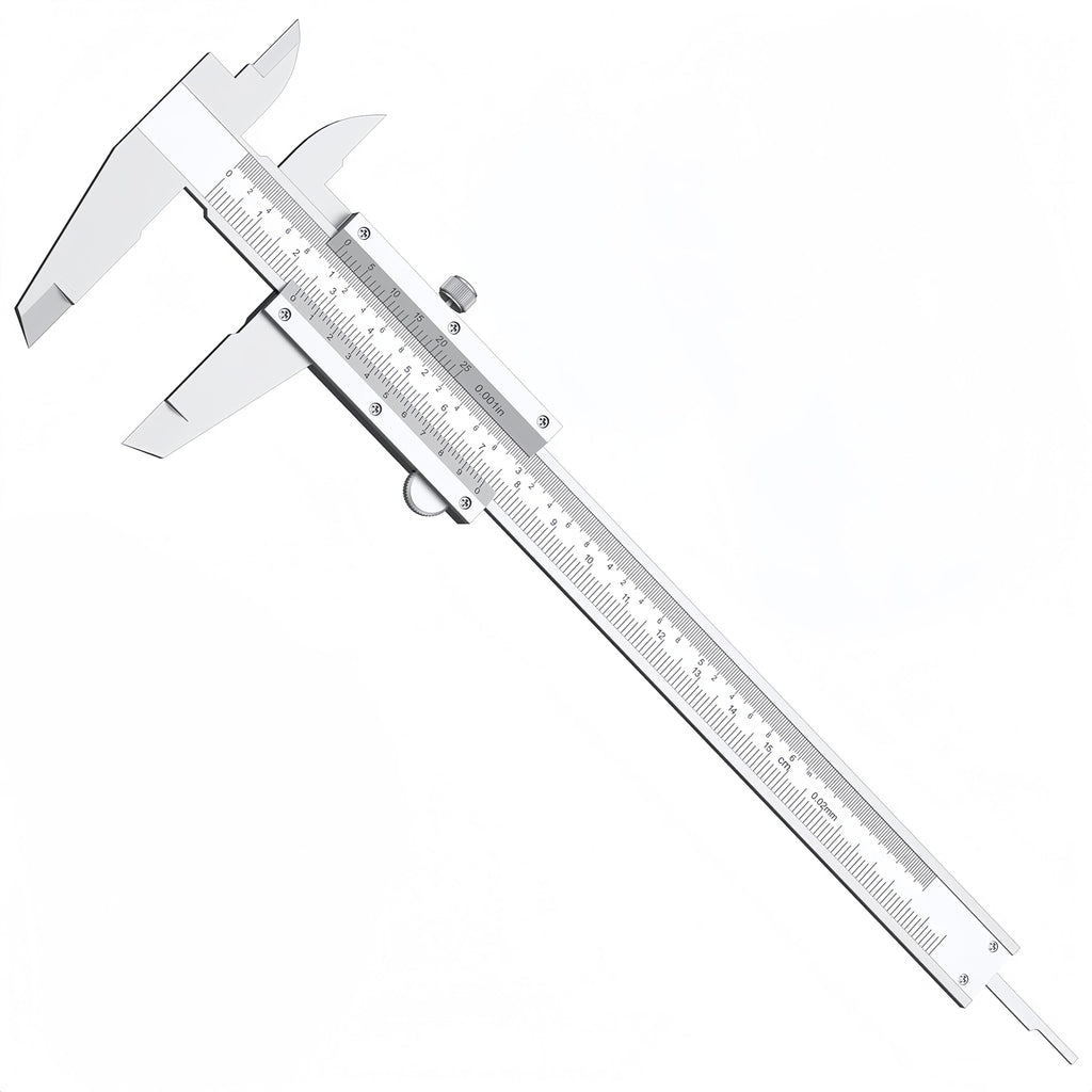 Simhevn Electronic Digital Caliper, inch/Millimeter/Fraction Conversion,LCD Screen displays 0-6" Caliper Measuring Tool, Automatic Shutdown, Suitable for DIY/Jewelry Measurement