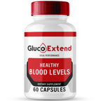 Gluco Extend Capsules, GlucoExtend Support Formula Supplement Pills - Maximum Strength, Gluco Extend Health & Wellness All Natural Formula, Official GlucoExtend Health Capsules Reviews (60 Capsules)